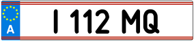 Truck License Plate